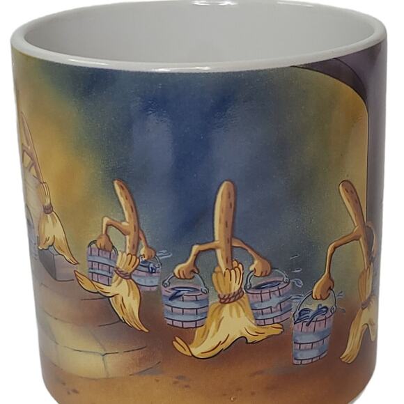 Vintage Disney Fantasia 50th Anniversary 1940-1990 Coffee Mug Original Box Japan - Picture 3 of 12